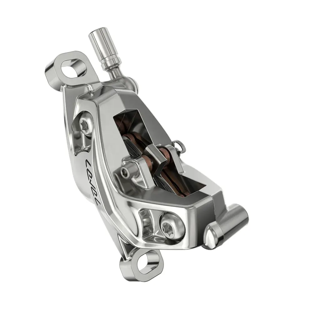 SRAM LEVEL ULTIMATE STEALTH 4-mäntäinen takajarru, hopea