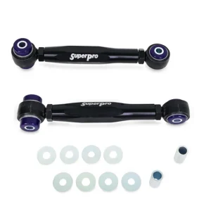 SuperPro 06-25 Volkswagen Golf GTI Lower Rear HD Adjustable Toe Arm Set