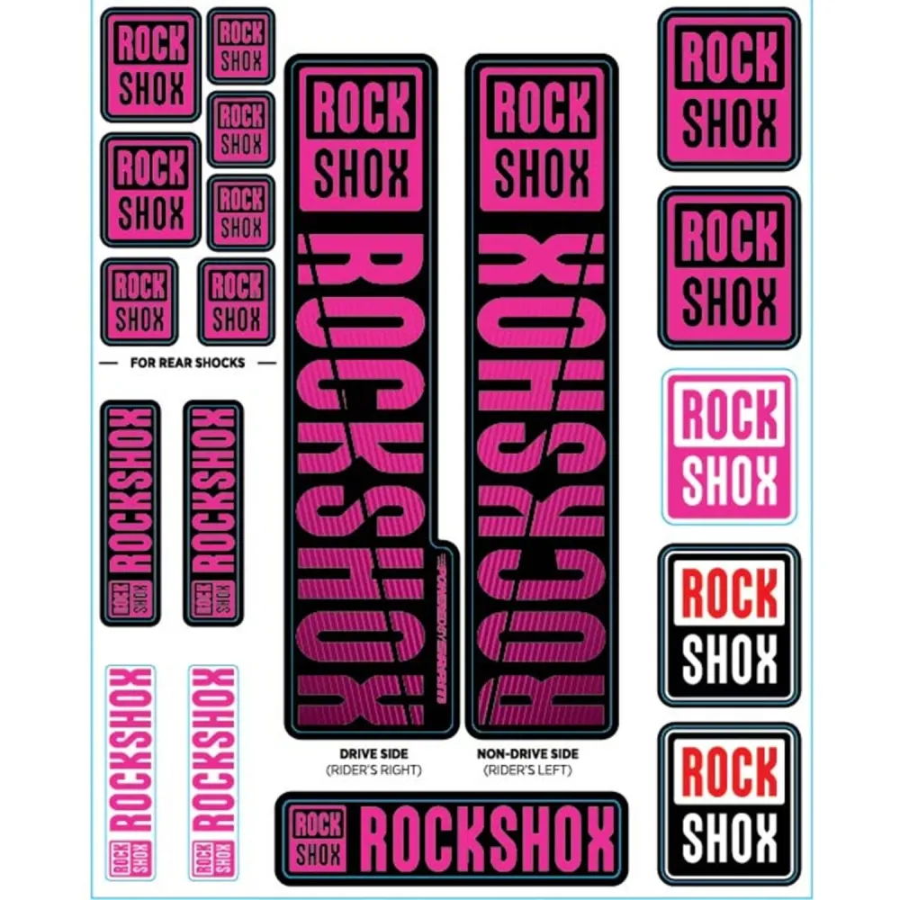 Tarrasarja ROCKSHOX Single Tee Forks 35 mm Divers (2018+) Purppuranpunainen