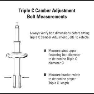 H&R TC114 Triple Camber Adjustment Bolts - 14mm