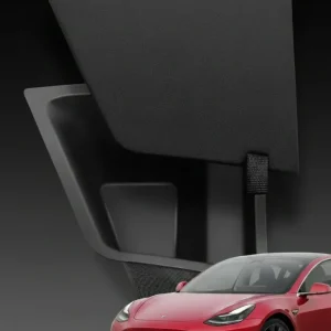Tesla -malli 3 takavartijan järjestäjän sivutasku kannen kanssa