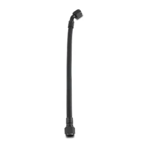 Vibrant 18in PTFE Hose Assy w/6AN Female Fittings Straight/45 Deg