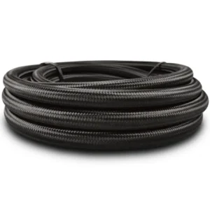 Vibrant Black Nylon Braided Flex Hose w/PTFE Liner -10 (150ft Roll)