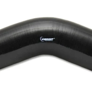 Vibrant 45 Degree Silicone Elbow 1.625in ID x 5.00in Leg Length - Black