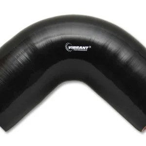 Vibrant 90 Degree Silicone Elbow 1.625in ID x 5.00in Leg Length - Black