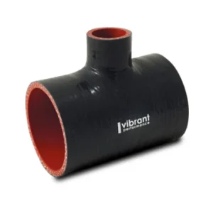 Vibrant Silicone T-Hose Coupler Hose ID 2in Overall Length 4in Branch ID 1in