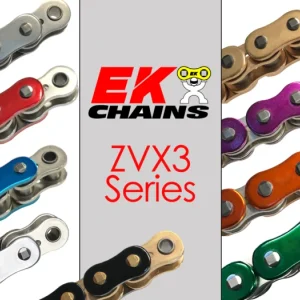 Vortex Racing EK 530 ZVX3 Rivet Master 150 Links- Chrome
