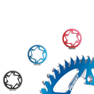 Vortex Racing Aluminum Rear Sprocket 525 47 Tooth- Black