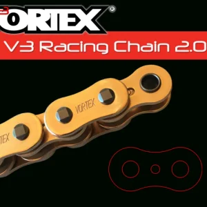 Vortex Racing V3 2.0 Chain 520RX3-120- Gold