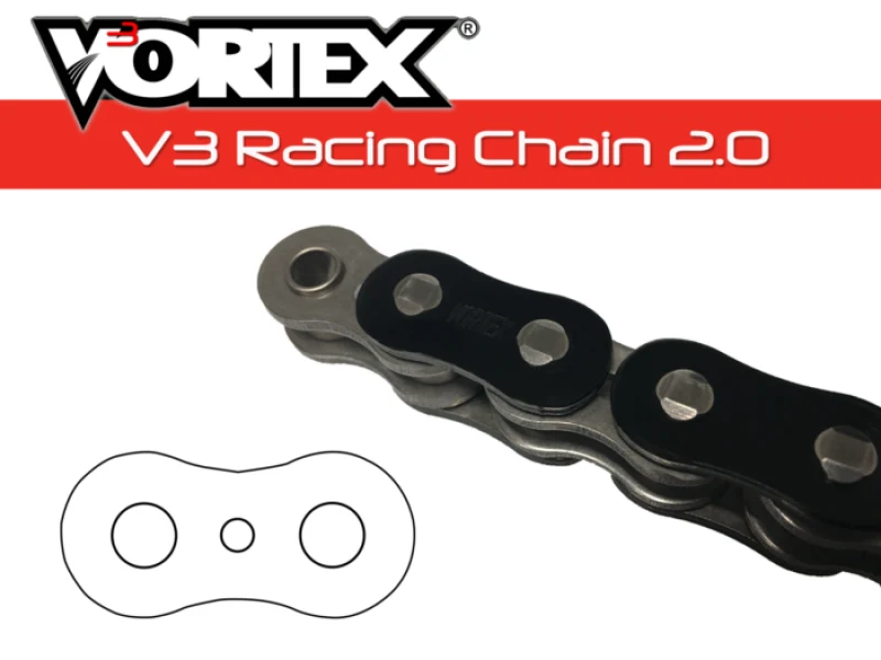 Vortex Racing V3 2.0 Chain 530SX3-120- Black