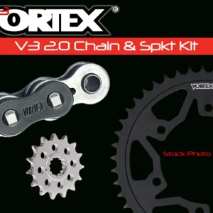 Vortex Racing V3 2.0 Chain and Sprocket Kit 2910-17,526S-42,525SX3-110- Black
