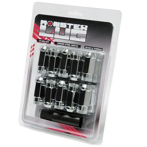 Wheel Mate Monster Open End Lug Nut Set 20 - Chrome 14x1.50