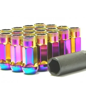 Wheel Mate Muteki SR48 Open End Lug Nuts - Red 12x1.25 48mm