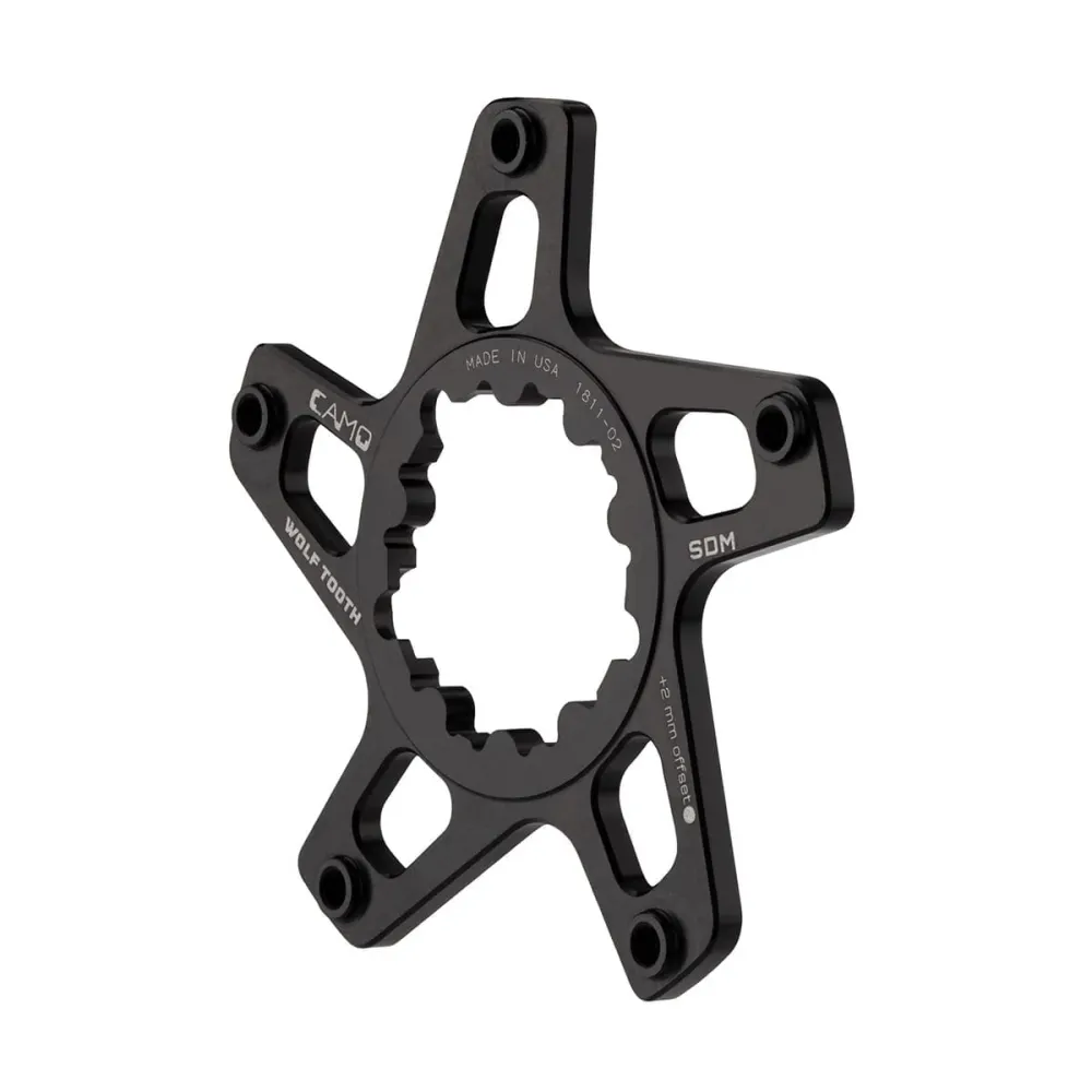 WOLF TOOTH CAMO P2 Sram Offset 4mm Musta kampiakselin tähti tähti